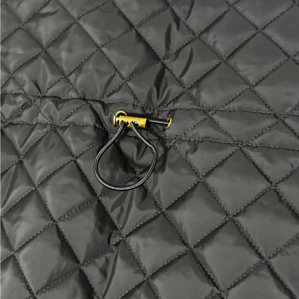 Polo Ralph Lauren Black Quilted Jacket with Brown Details-women’s - Picture 11 of 13